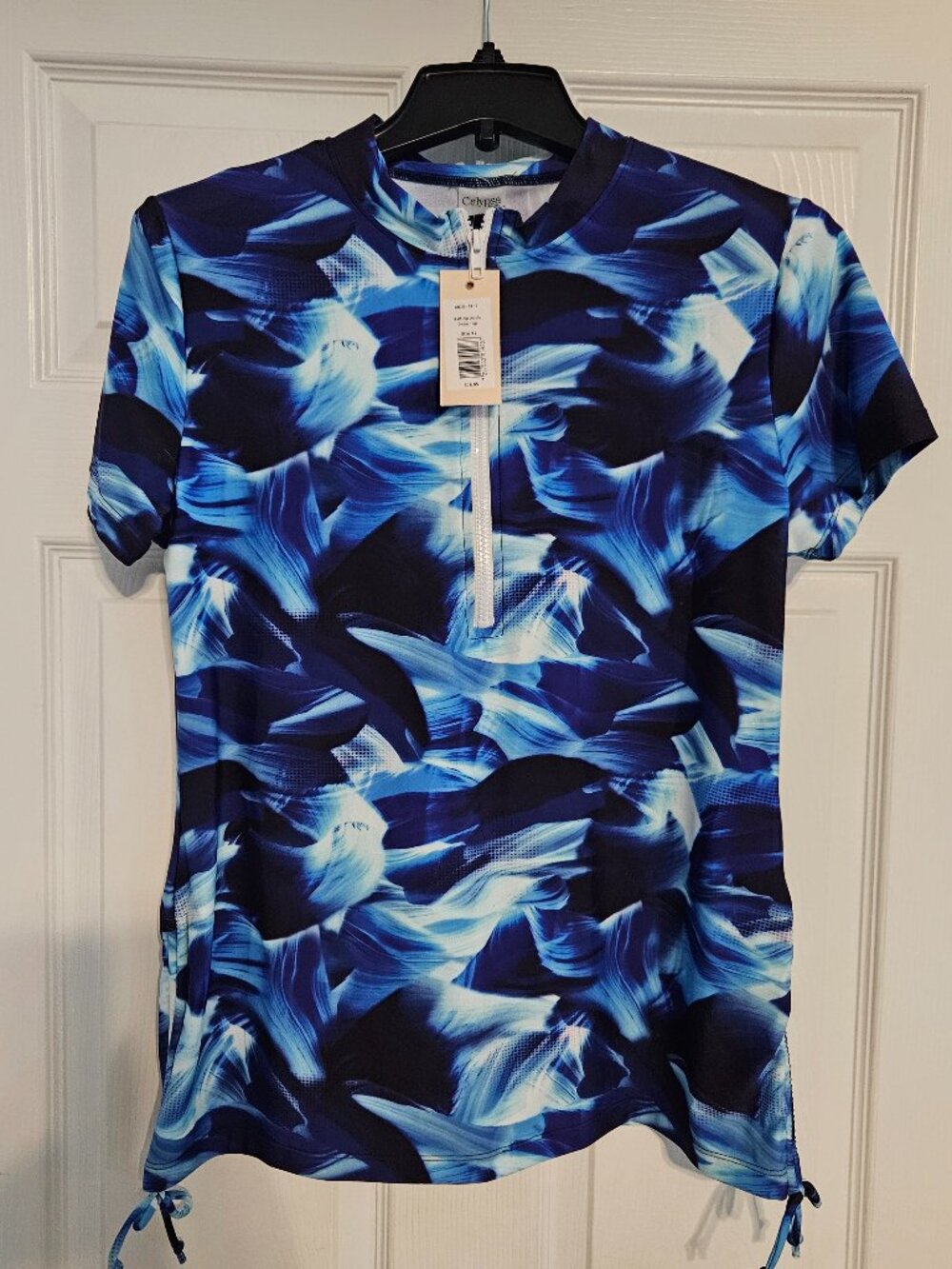 Calypsa Half Zip Adele Swim Top Size XL